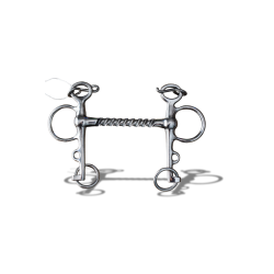 Stainless Steel Mullen Mouth Pelham Bit