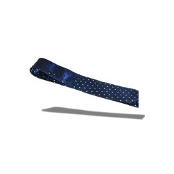 Blue Polka Dot Crystal Tie